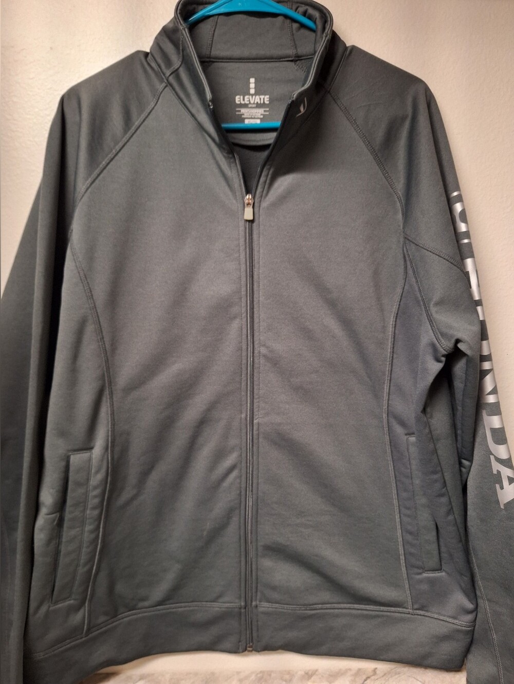 Men's Full-Zip Honda Jacket in Dark Gray